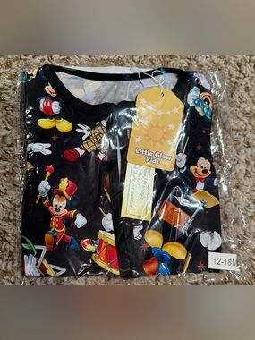 BAMBOO Shortie with Little Glow Kids Mickey Mouse